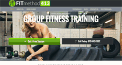 Desktop Screenshot of fitmethod413.com